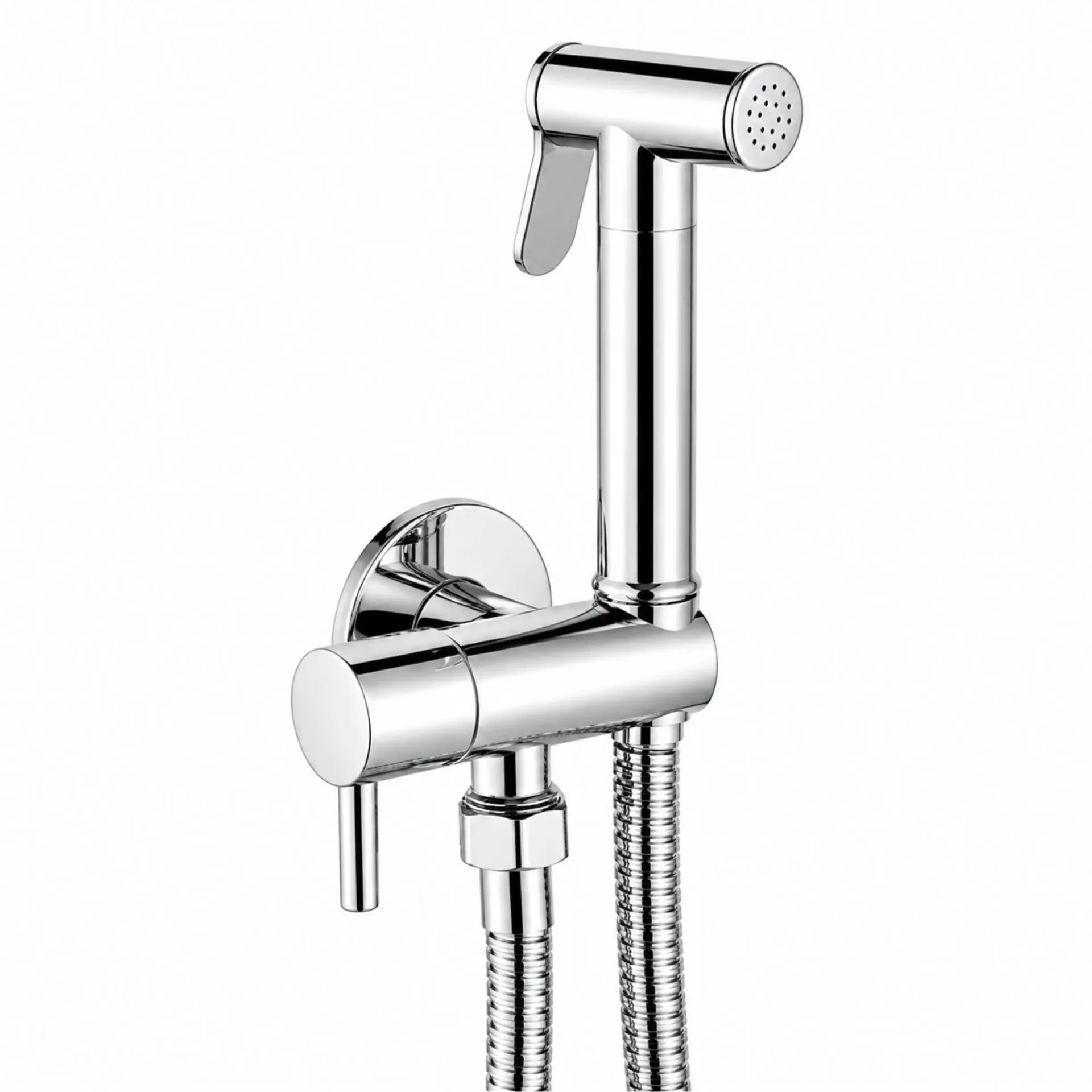 DUCHA BIDET REDONDA CROMADO KUBO