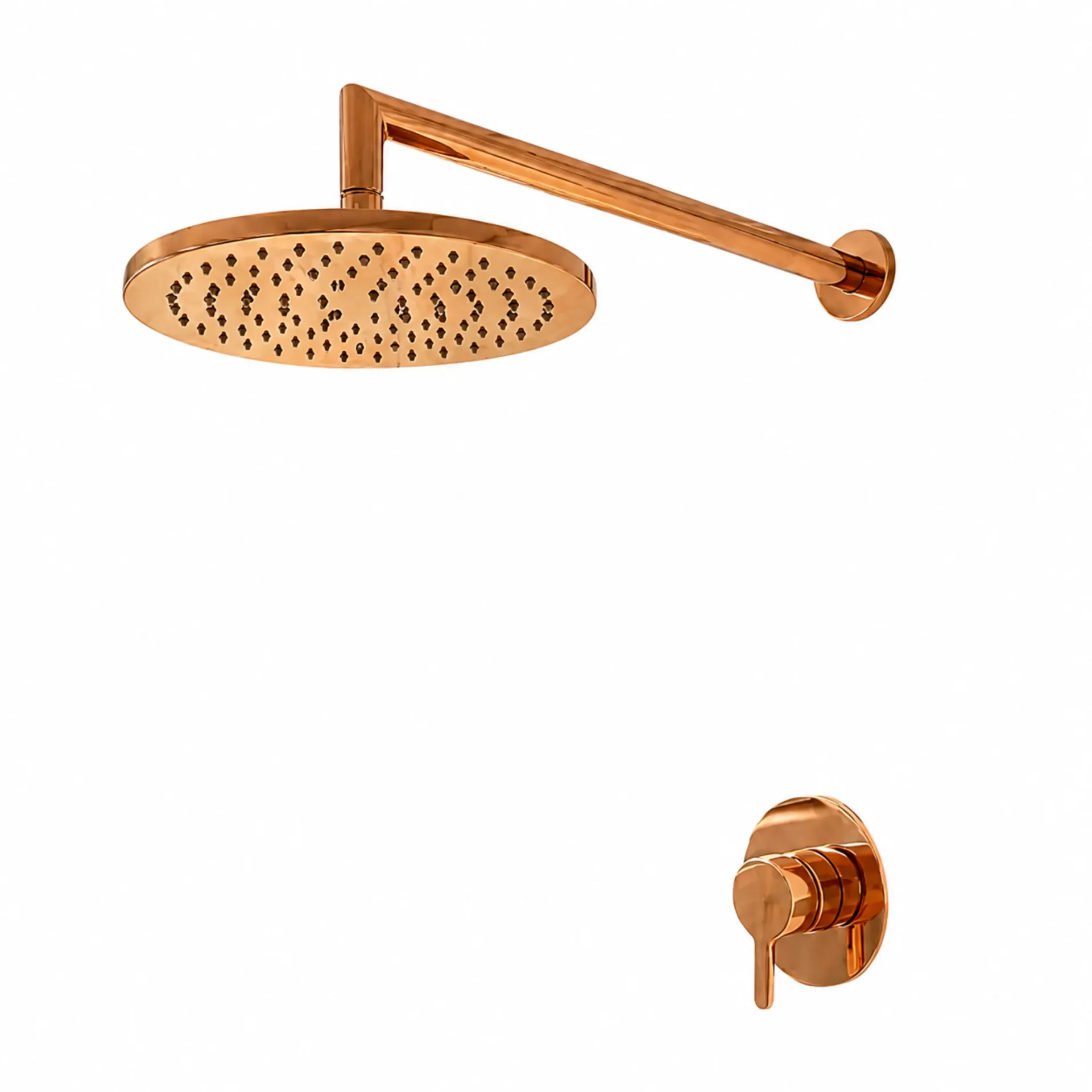 SET DE DUCHA MONOMANDO SINTRA GOLD ROSE CON MONOMANDO KUBO