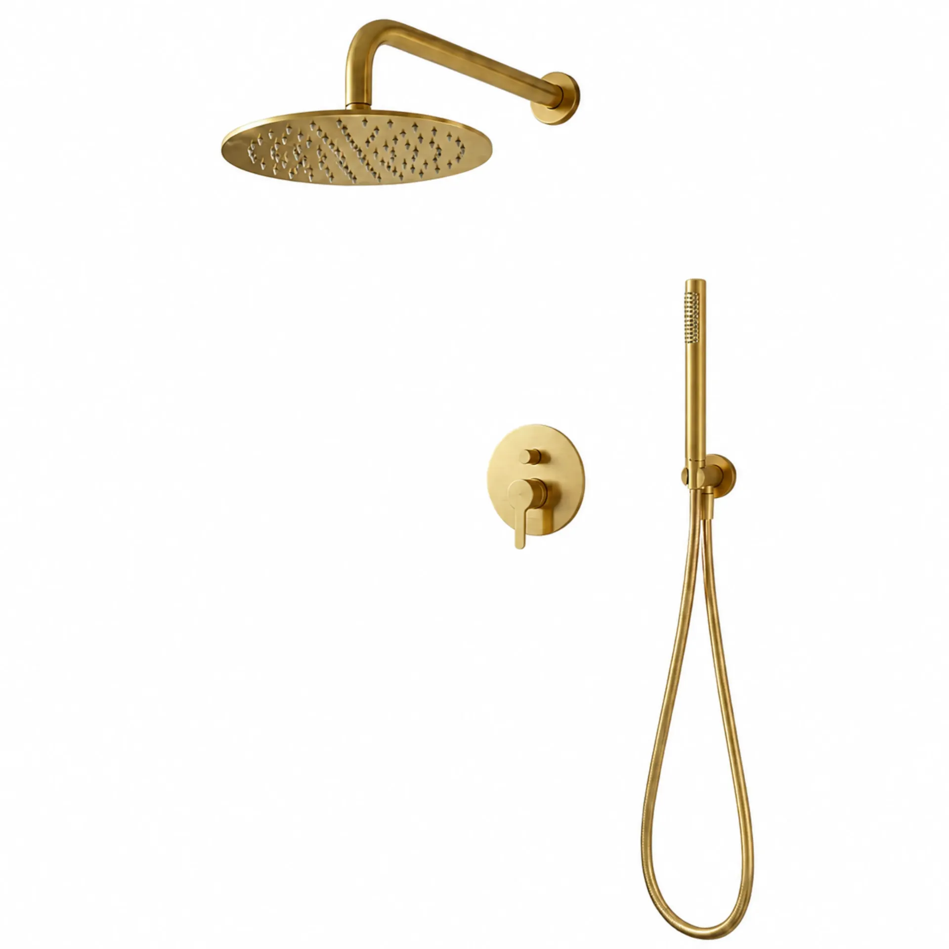 SET DE DUCHA SINTRA D´OURO CON MONOMANDO Y DUCHA DE MANO KUBO