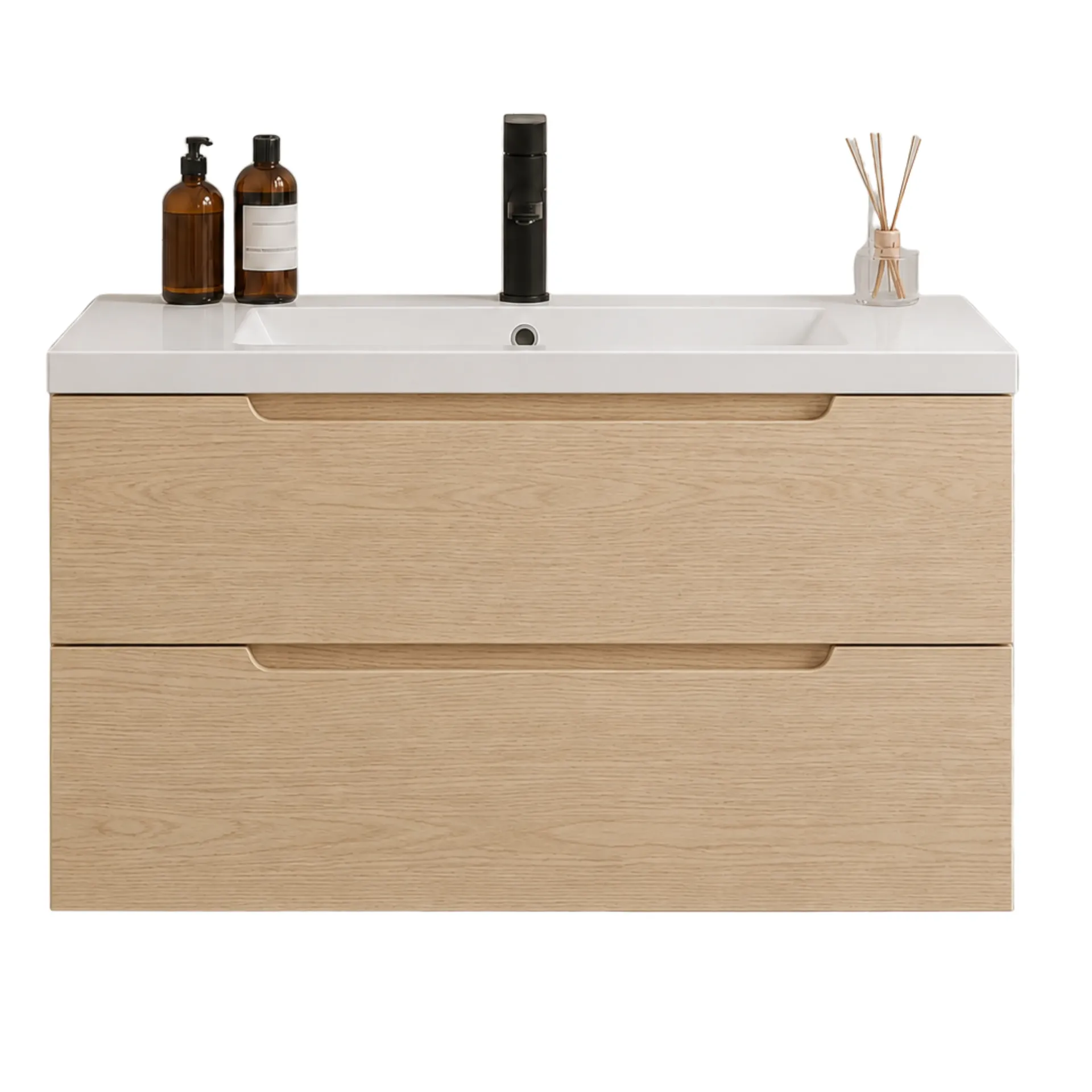 [RIV-MUE/8118-60O] MUEBLE DE BAÑO DUBLIN 60CM OAK LIGTH RIVER