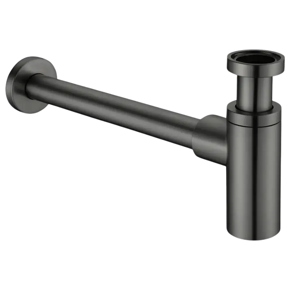 [ACCE-045] SIFON DE LAVAMANOS DECORATIVO TOLEDO GUN METAL EUROPA