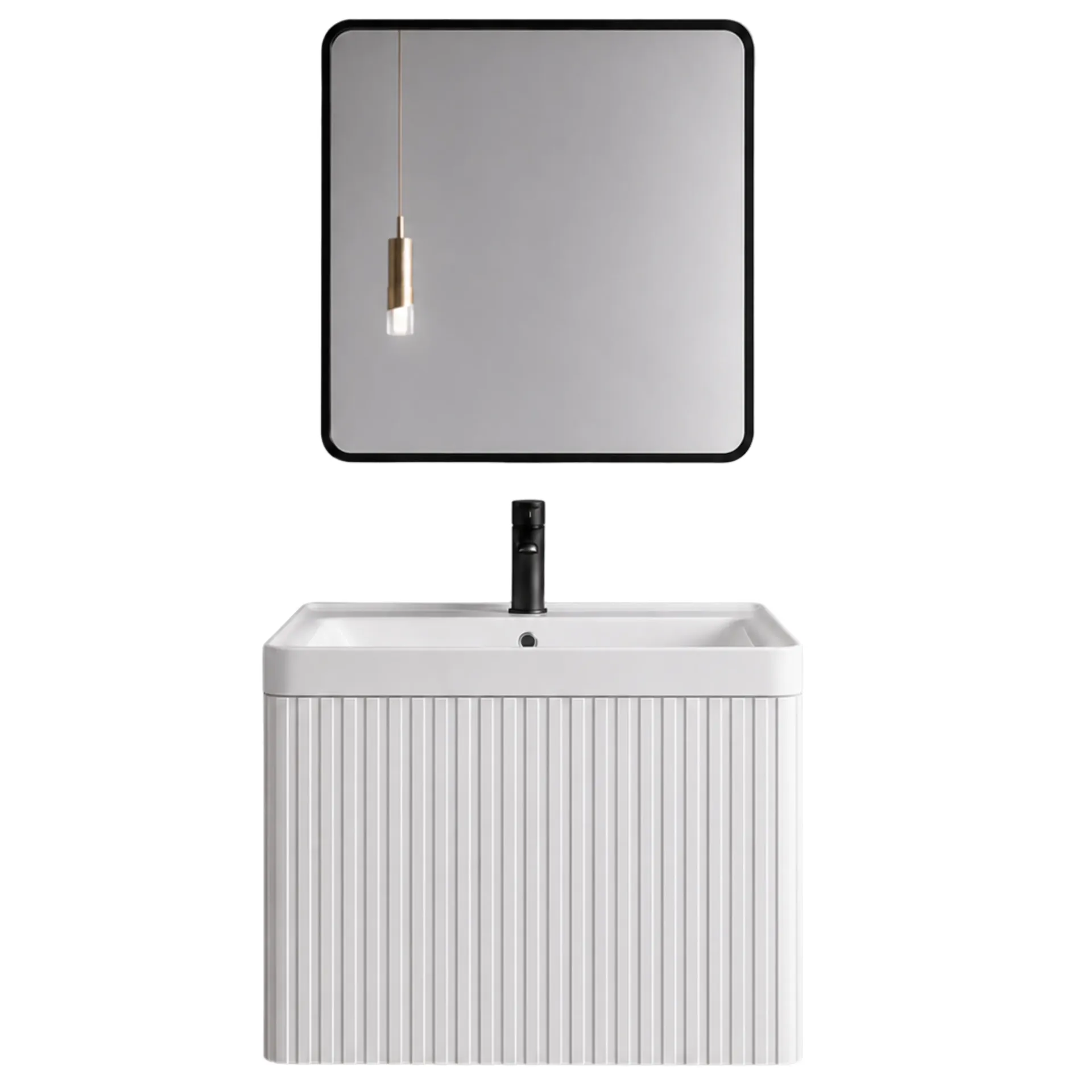 MUEBLE DE BAÑO MOSCOW 50CM BLANCO CON ESPEJO RIVER