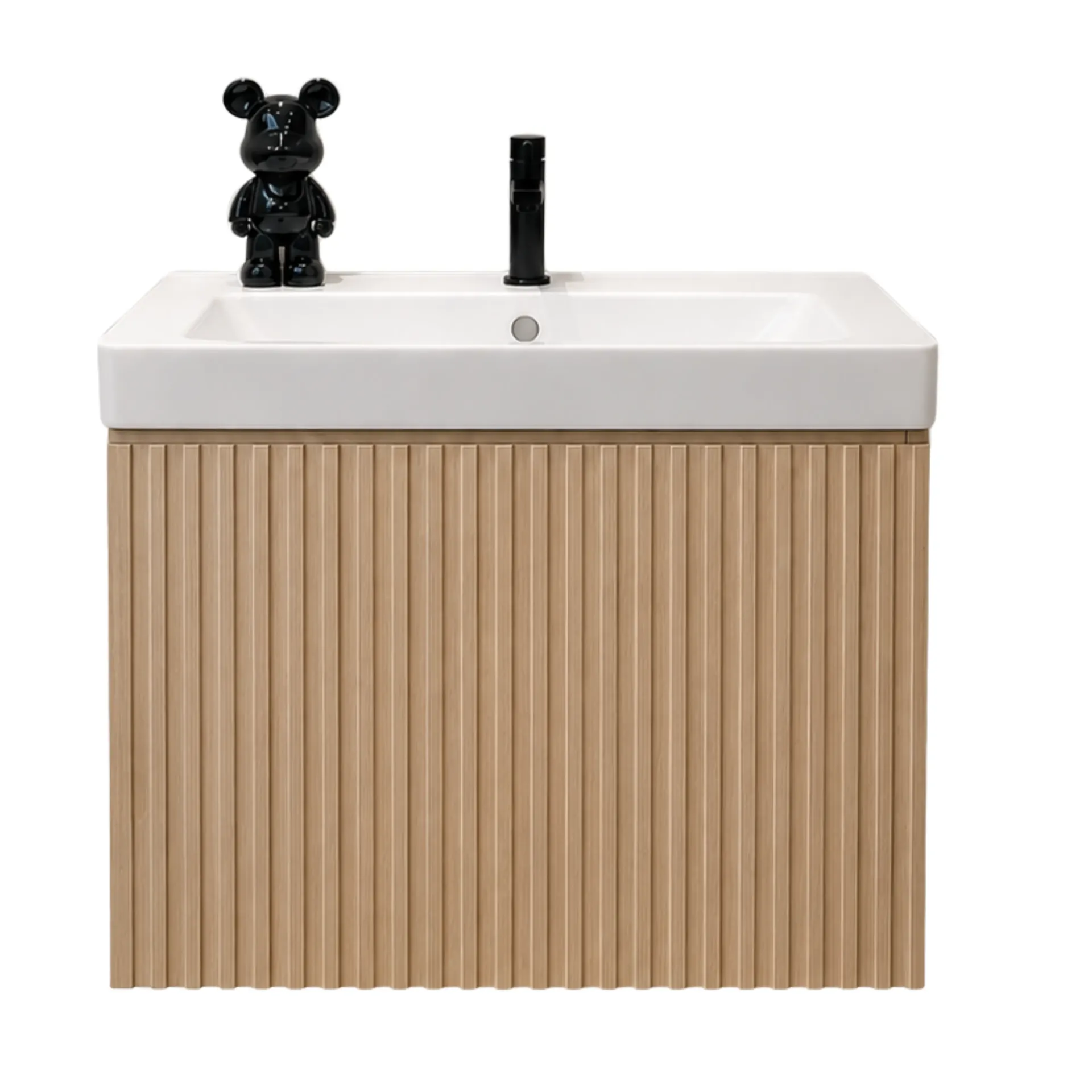 MUEBLE DE BAÑO MOSCOW 50CM OAK LIGTH CON ESPEJO RIVER