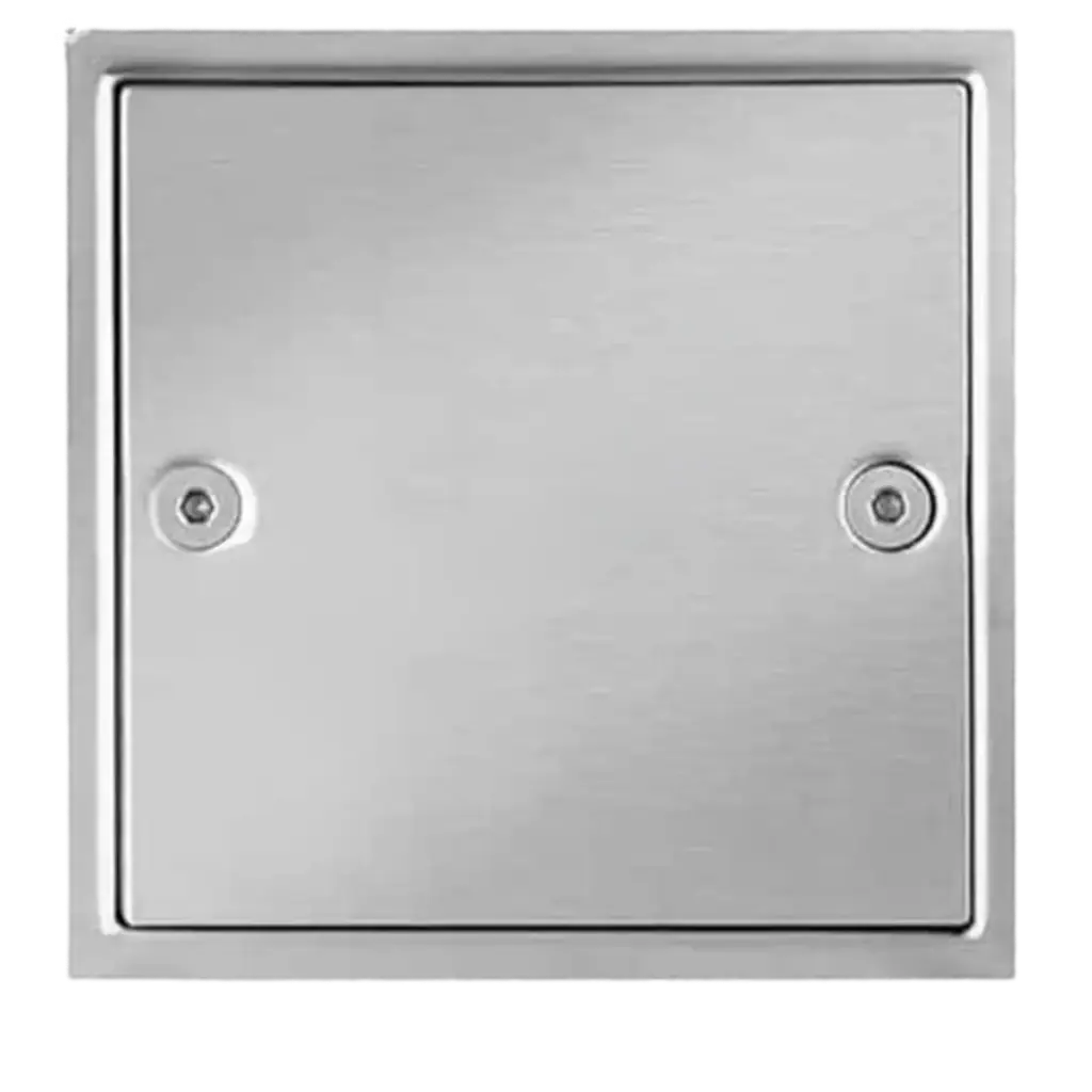 TAPA CIEGA CUADRADA SATINADO EUROPA