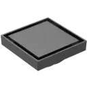 REJILLA CUADRADA OCULTA 10X10CM GUN METAL EUROPA