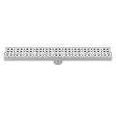 REJILLA LINEAL PERFORADA 8X60CM SATINADO EUROPA