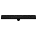 REJILLA LINEAL PERFORADA 60X7CM NEGRO MATE EUROPA