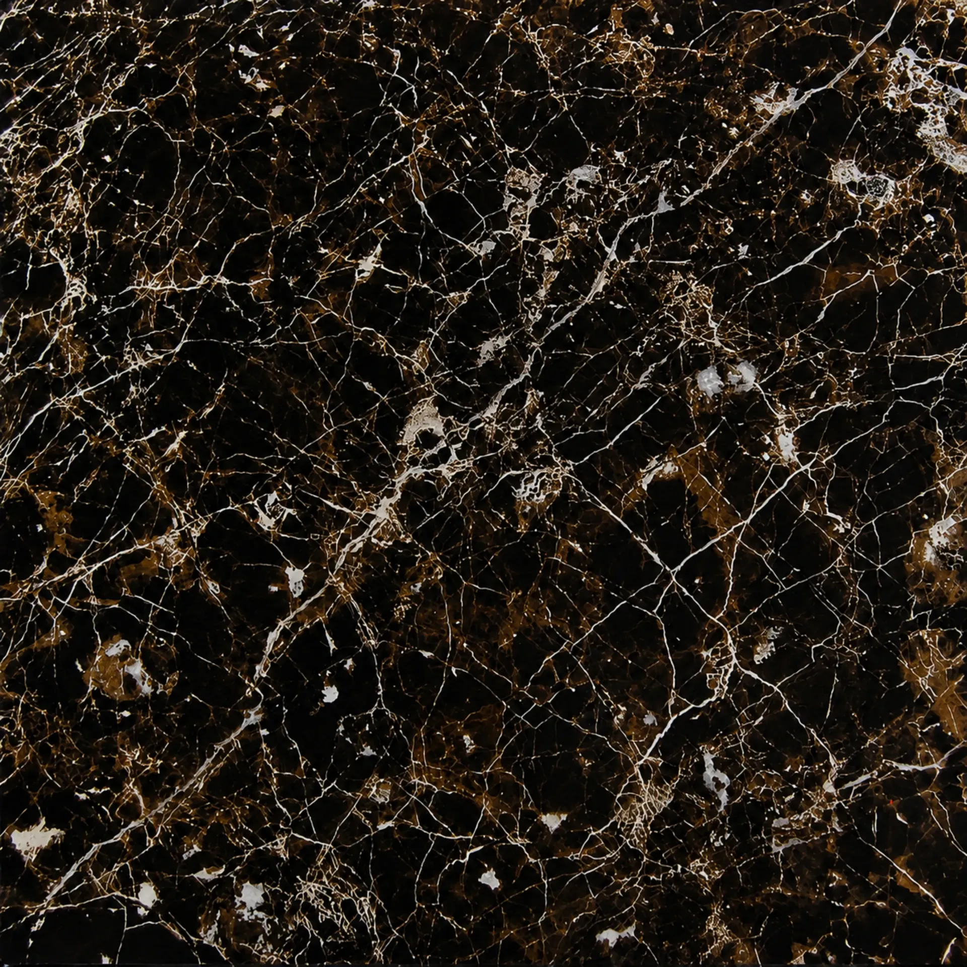 PORCELANATO 60X60CM MARMOLEADO MARRÓN EMPERADOR BRILLANTE OV