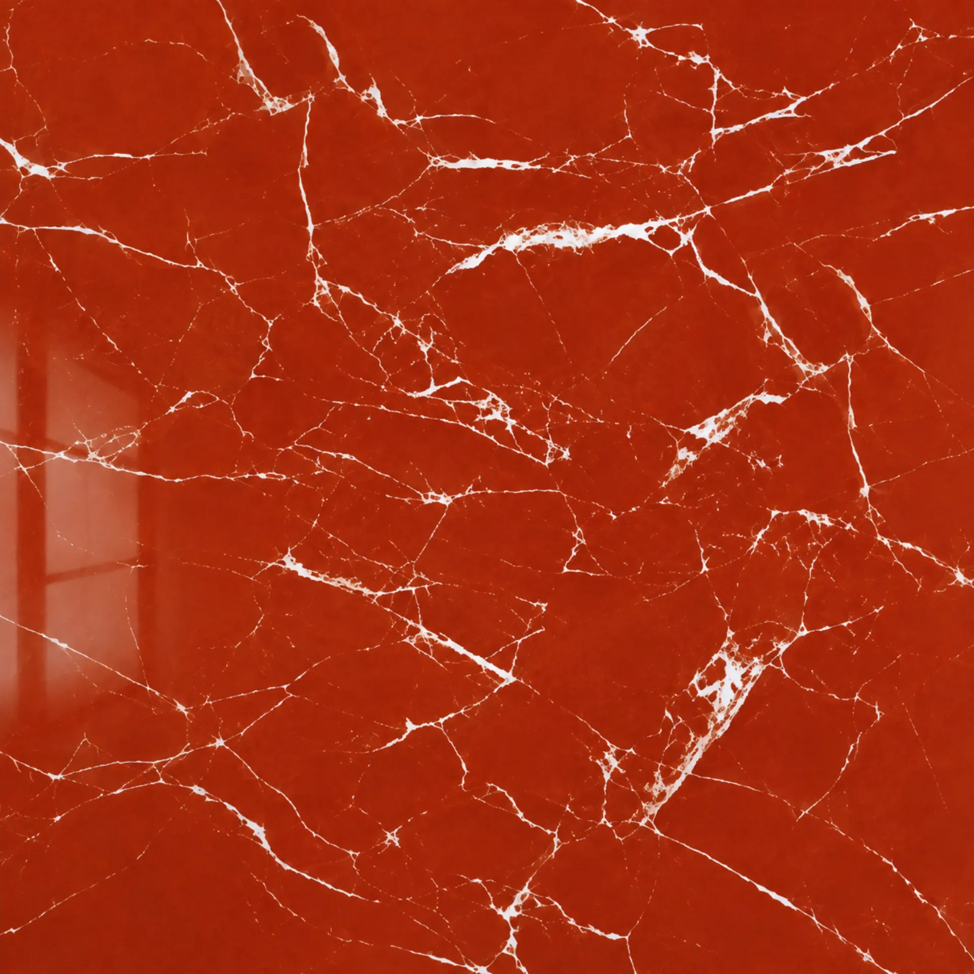 PORCELANATO 60X60CM MARMOLEADO ROSSO VERONA BRILLANTE OV