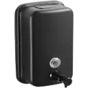 DISPENSADOR DE JABON 500ML NEGRO MATE EUROPA