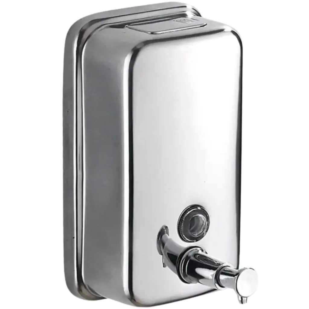 [DIS-011] DISPENSADOR DE JABON 1100ML SATINADO EUROPA