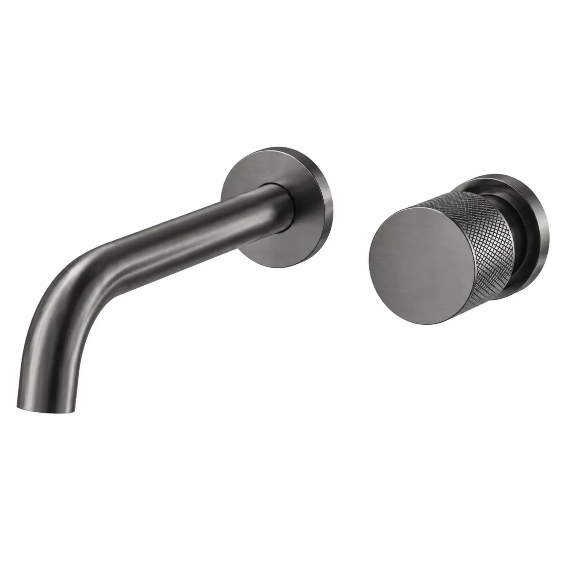 [GRILAV-046] GRIFERIA DE LAVAMANOS DE PARED INTAGLIO EUROPA (Gun metal)