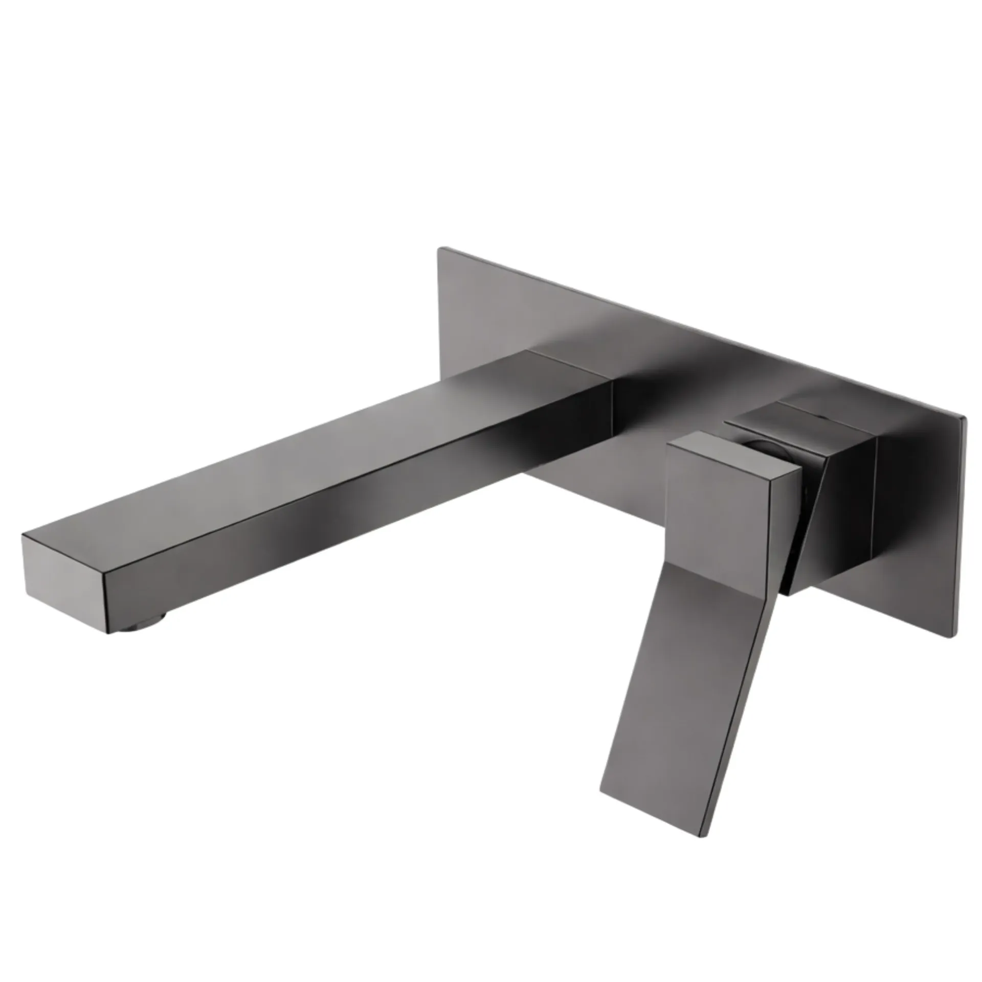 [GRILAV-044] GRIFERIA DE LAVAMANOS DE PARED LYON EUROPA (Gun metal)