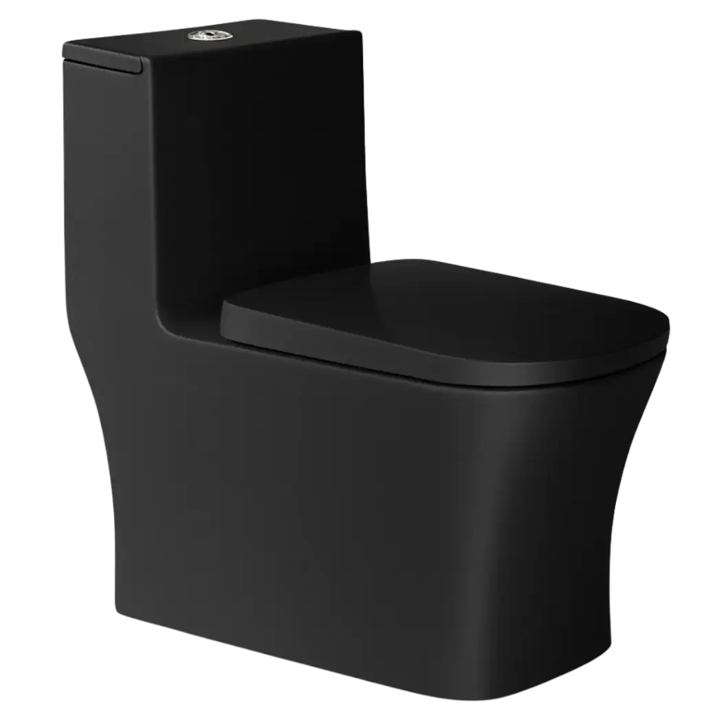 [W.C-004] WC ONE PIECE NEGRO MATE EUROPA