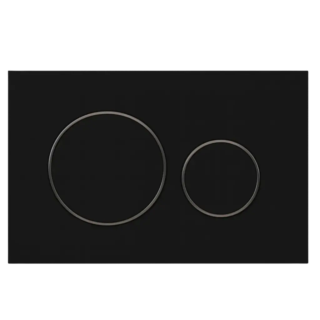 BOTON DE DESCARGA PARA WC NEGRO MATE EUROPA