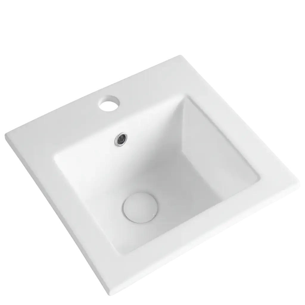 [LV-006] LAVAMANOS DE EMPOTRAR 41CM BLANCO EUROPA