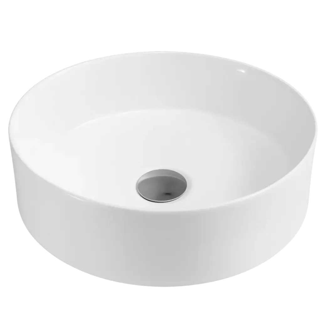 [LV-016] LAVAMANOS REDONDO 36CM BLANCO EUROPA