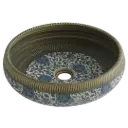 LAVAMANOS REDONDO 41CM AZUL EUROPA