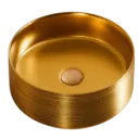 LAVAMANOS REDONDO 36CM GOLD ROSE EUROPA