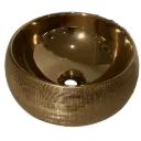 LAVAMANOS REDONDO 40CM DORADO BRILLANTE EUROPA