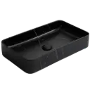 LAVAMANOS RECTANGULAR 50CM NEGRO MATE EUROPA