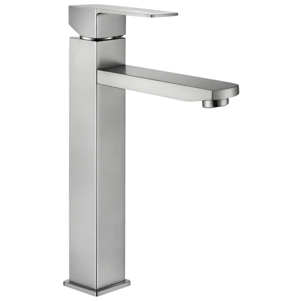 [RIV-410S] GRIFERIA DE LAVAMANOS ALTA APOLO SATINADO RIVER