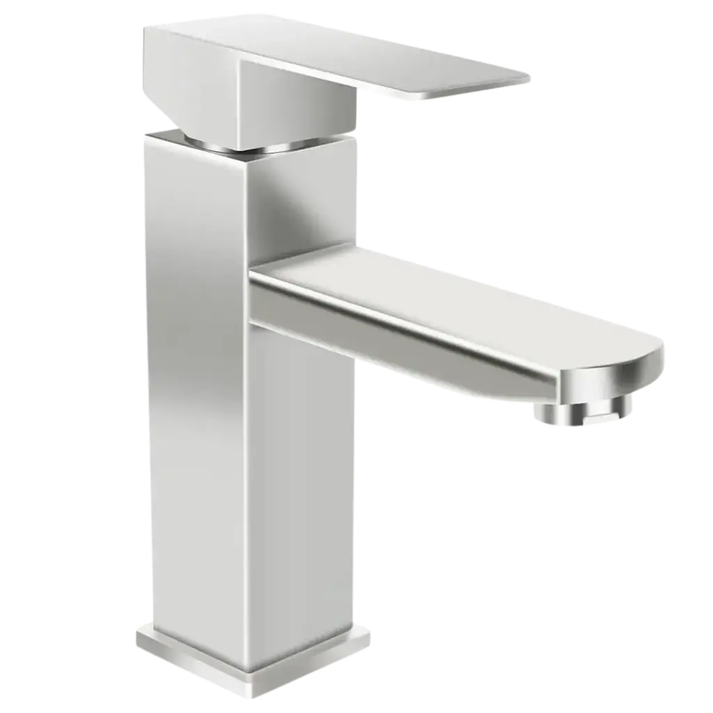 [RIV-400S] GRIFERIA DE LAVAMANOS BAJA APOLO SATINADO RIVER