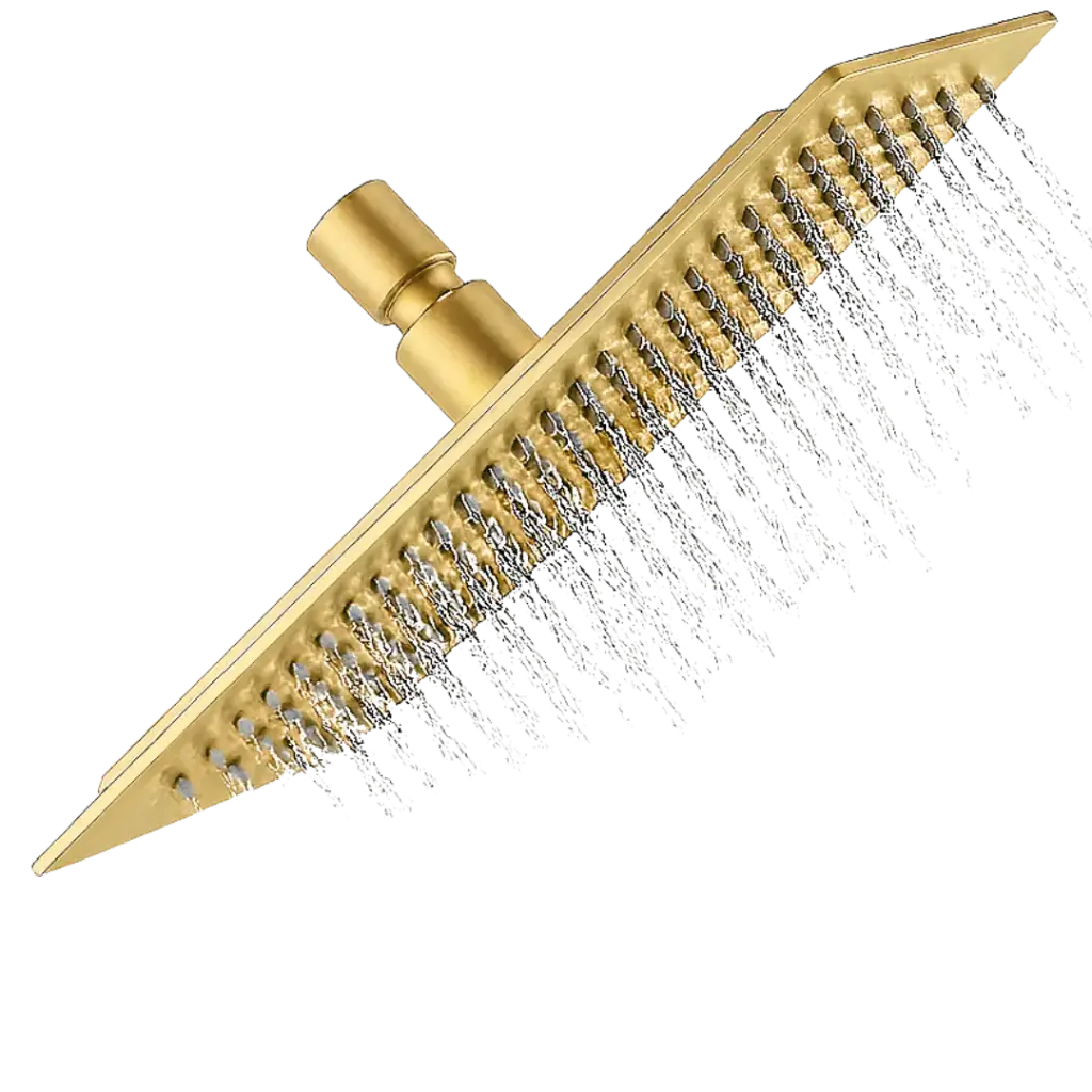 [RIV-012D] DUCHA REGADERA APOLO 30CM DORADO RIVER