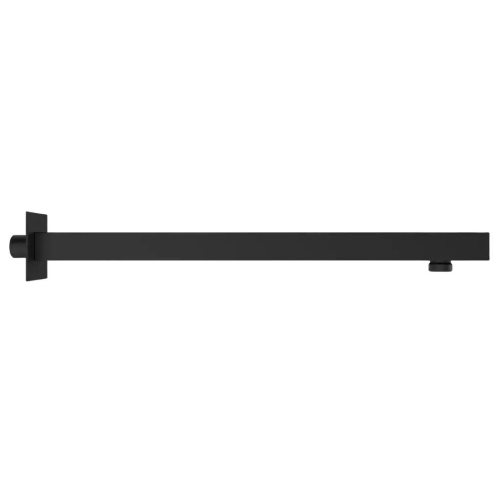 BRAZO DE DUCHA CUADRADO NEGRO MATE RIVER