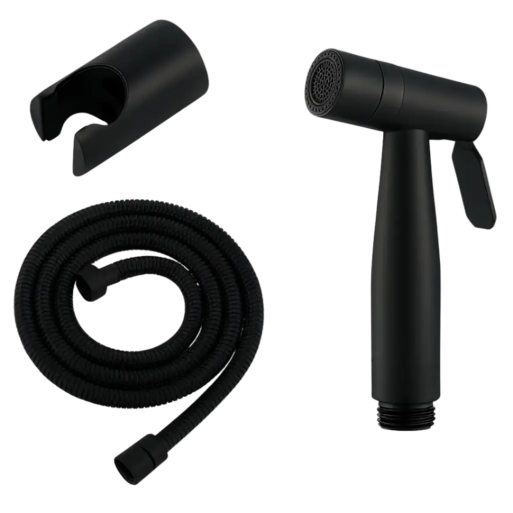 DUCHA DE MANO BIDET GOLA NEGRO MATE RIVER