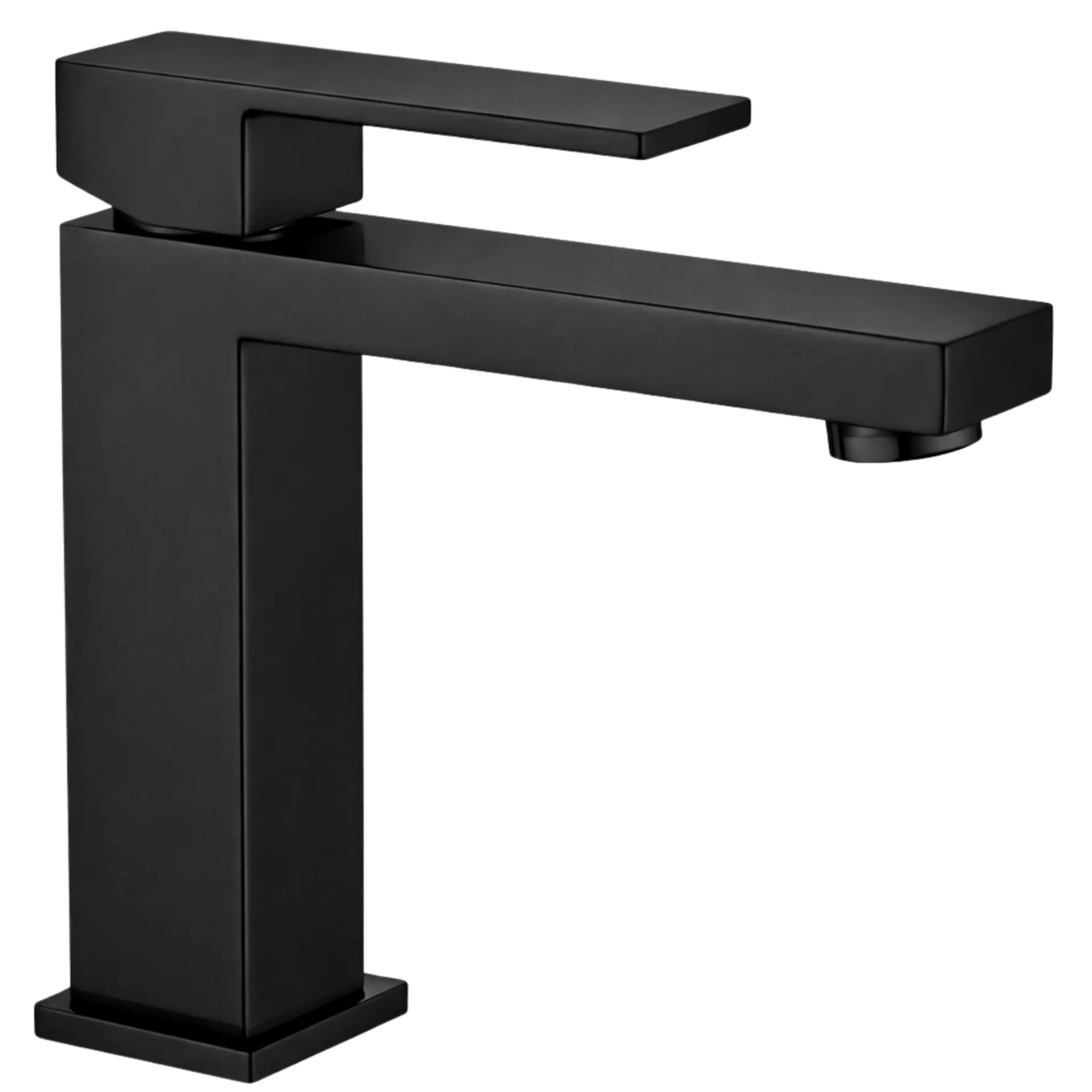 [RIV-401N] GRIFERIA DE LAVAMANOS BAJA RUBIK NEGRO MATE RIVER