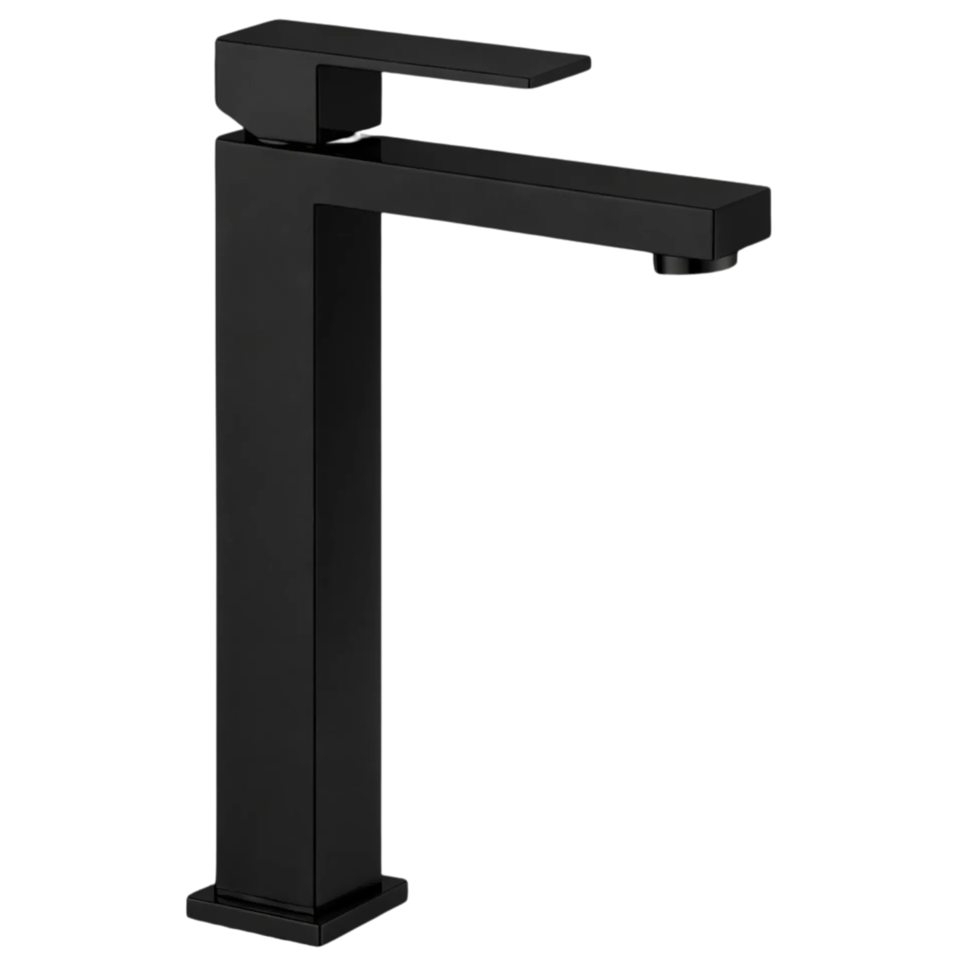 GRIFERIA DE LAVAMANOS ALTA RUBIK NEGRO MATE RIVER