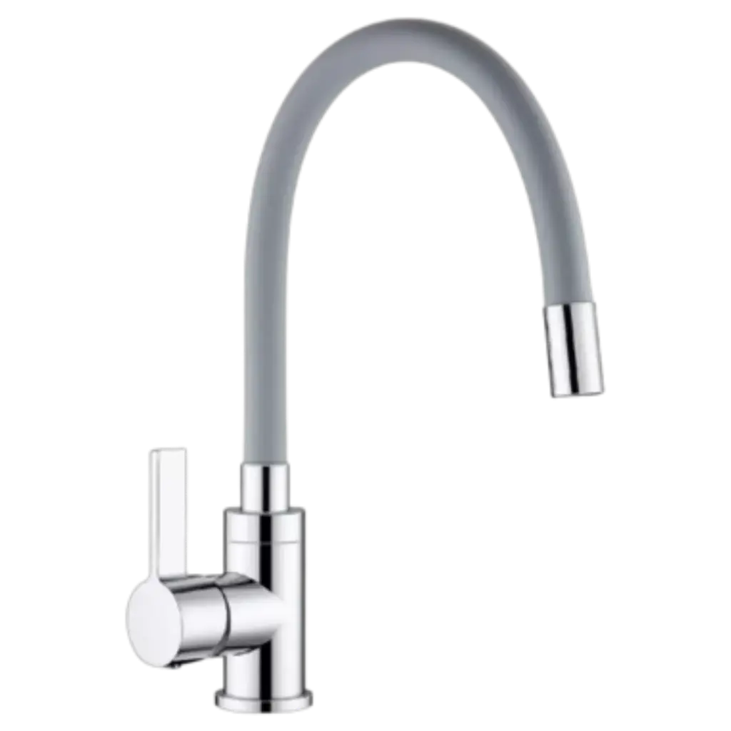 [RIV-503G] GRIFERIA DE FREGADERO FLEXO GREY RIVER