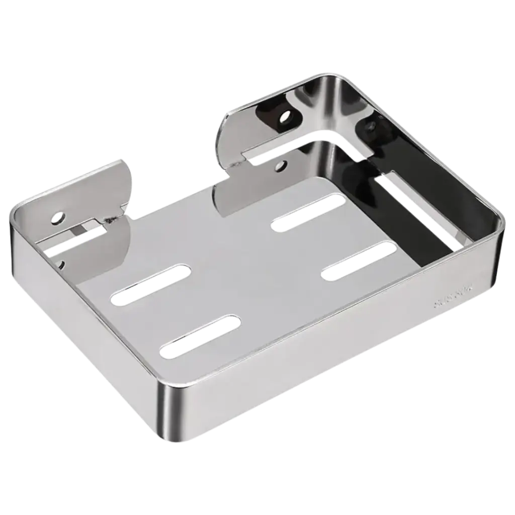 [RIV-700CJ] JABONERA CUADRADA CROMADO RIVER