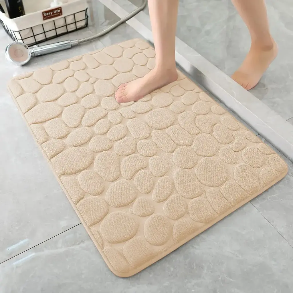 [RIV-730B] ALFOMBRA PARA BAÑO 40X60CM BEIGE RIVER