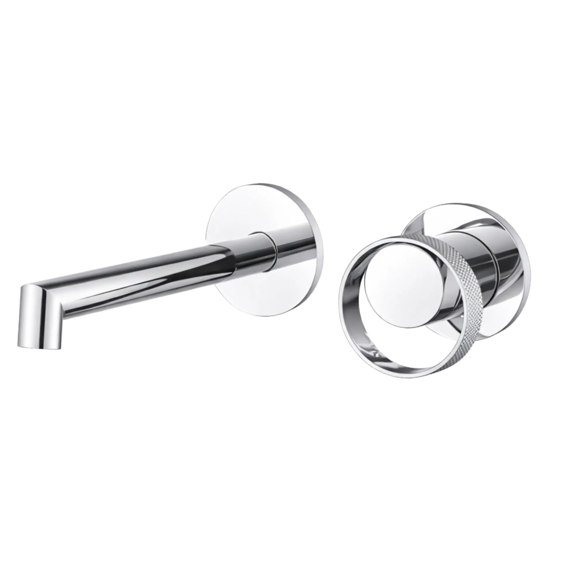 [RIV-461C] GRIFERIA DE LAVAMANOS DE PARED GIRO CROMADO RIVER