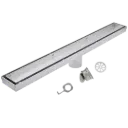 REJILLA DOBLE VISTA 60X7CM SATINADO RIVER