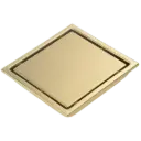 REJILLA DOBLE VISTA 15X15CM DORADO MATE RIVER