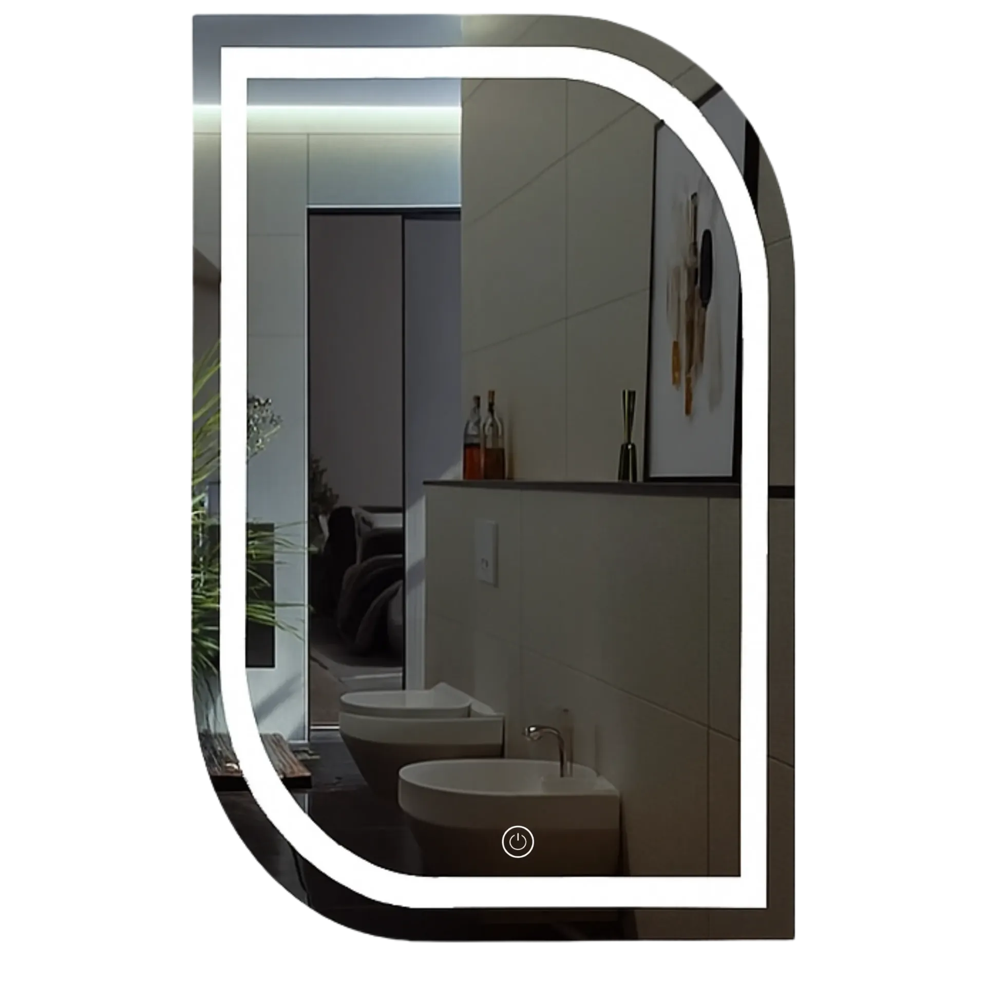 ESPEJO LED VERONA 60X80CM RIVER