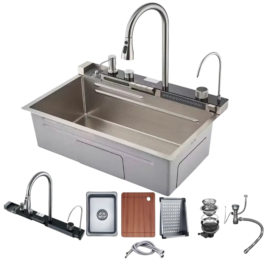 [RIV-FREGM7546S] FREGADERO MULTIFUNCIONAL 75CM SATINADO RIVER