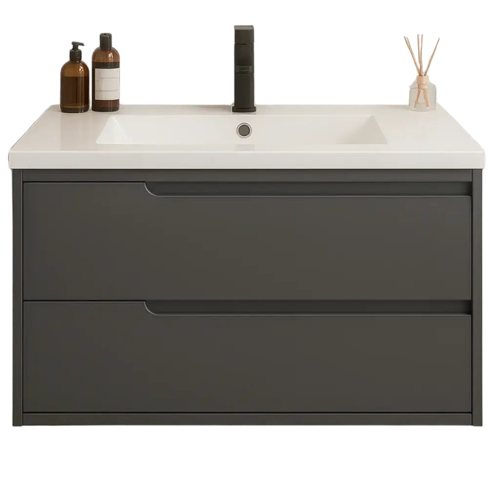 [RIV-MUE/8118-60G] MUEBLE DE BAÑO DUBLIN 60CM GRIS RIVER