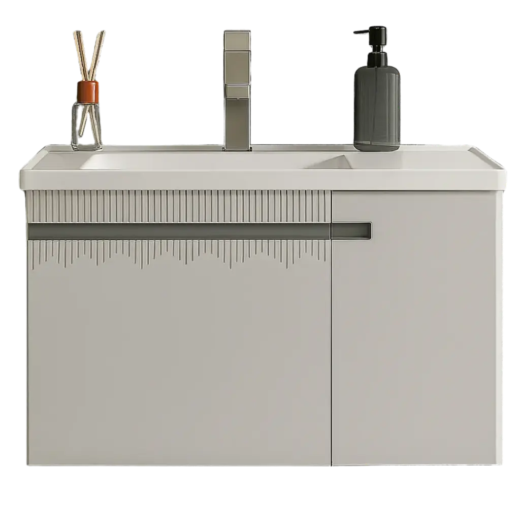 MUEBLE DE BAÑO KASSEL 80CM BLANCO RIVER