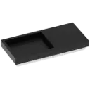 LAVAMANOS HORIZON SKYLINE 80CM NEGRO MATE ROCA