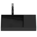 LAVAMANOS DASH 60X38CM NEGRO MATE ROCA