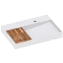 LAVAMANOS HORIZON VIEW 60CM PERLA ROCA