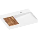 LAVAMANOS HORIZON VIEW 60CM BLANCO MATE ROCA