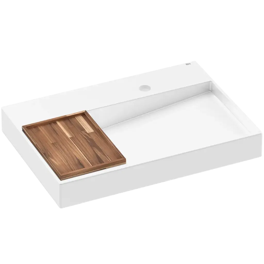 LAVAMANOS HORIZON VIEW 60CM BLANCO ROCA