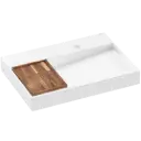 LAVAMANOS HORIZON VIEW 60CM BLANCO ROCA