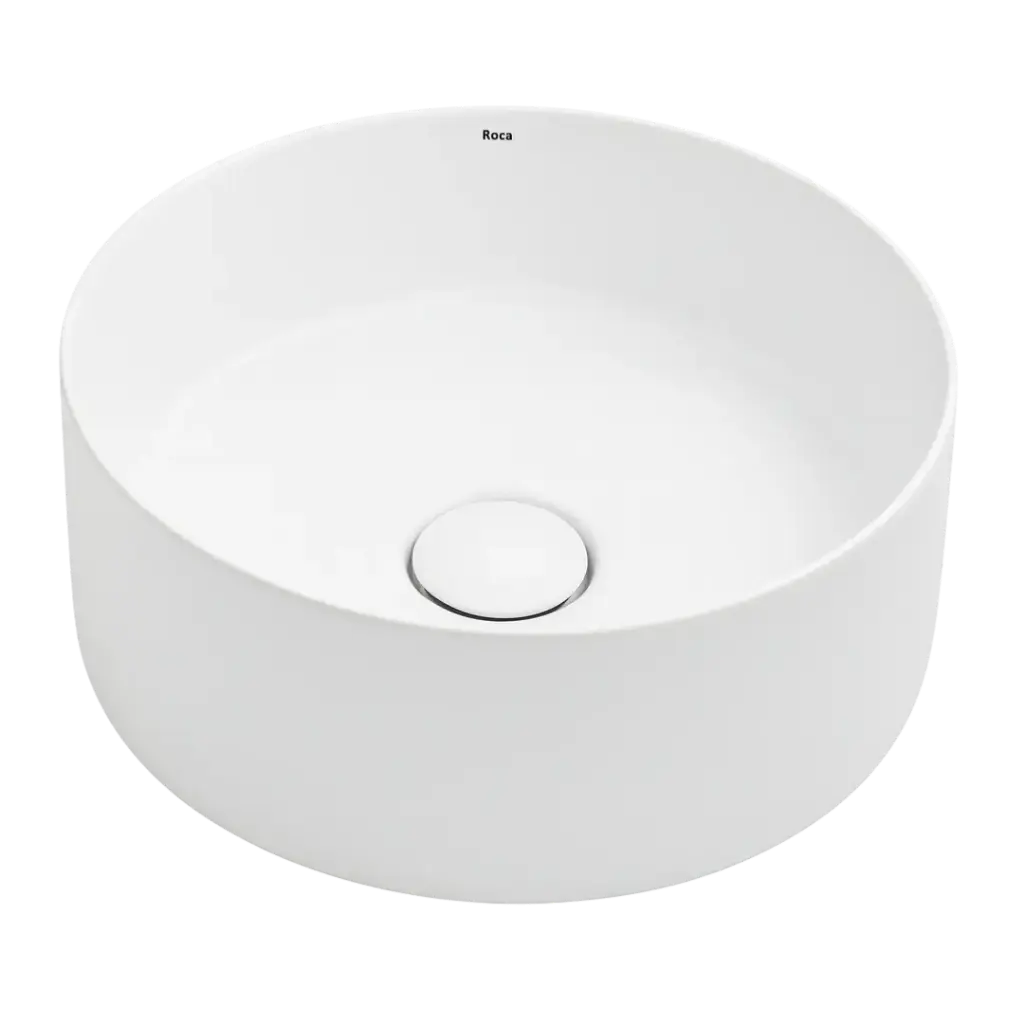 LAVAMANOS INSPIRA ROUND 37CM BLANCO ROCA