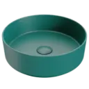 LAVAMANOS ART ROUND FINECRAFT 35CM CHROME GREEN NOVA